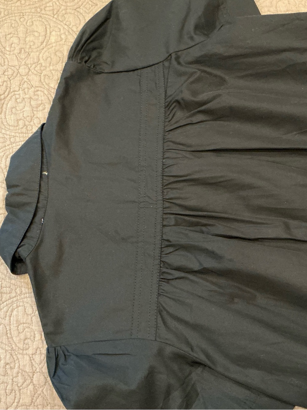 See By Chloe Black Short-Sleeve Shift Dress - Picture 12 of 14